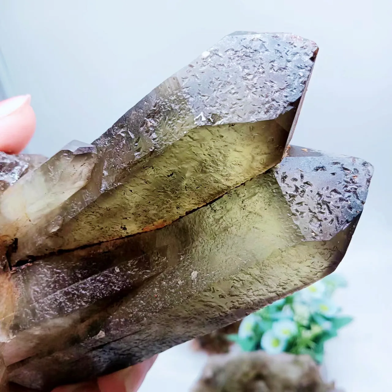 Top Quality Natural Large Yellow Crystal Cluster Smoky Citrine Raw Crystal Quartz Crystal Freeform Clusters