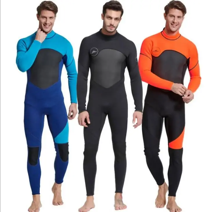 
Hot Sale Fashion Design Adult 3mm Wet Suit Back Zipper Diving Suit Neoprene Diving Surfing Wetsuit 