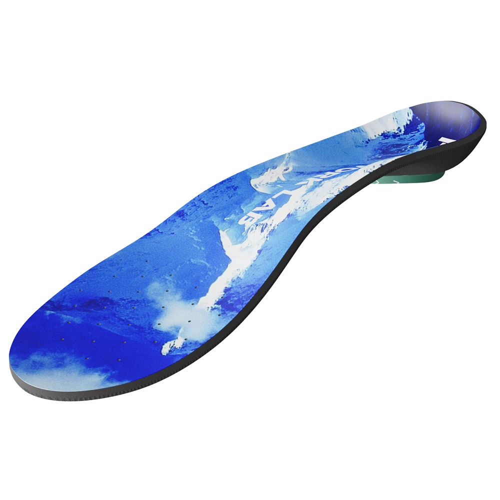 New Arrival Skiing Insoles Foot Arch Support Orthotic Shoe Insert Foot Templates