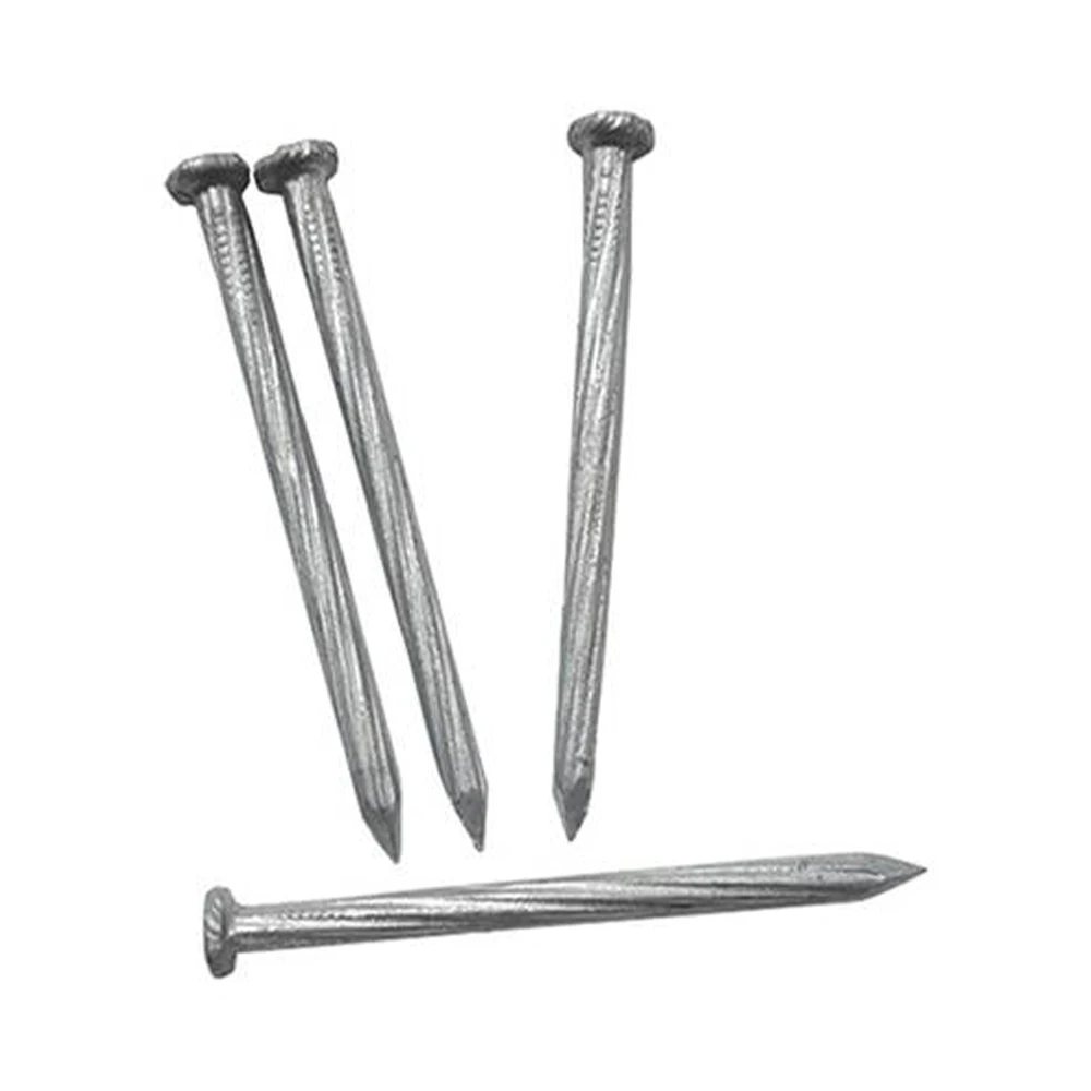 Round/ Flat Head Spike Wire Steel Nails Common Nails Iron Factory Price Stainless Steel Large Iron Smooth Plain GB Common Nail