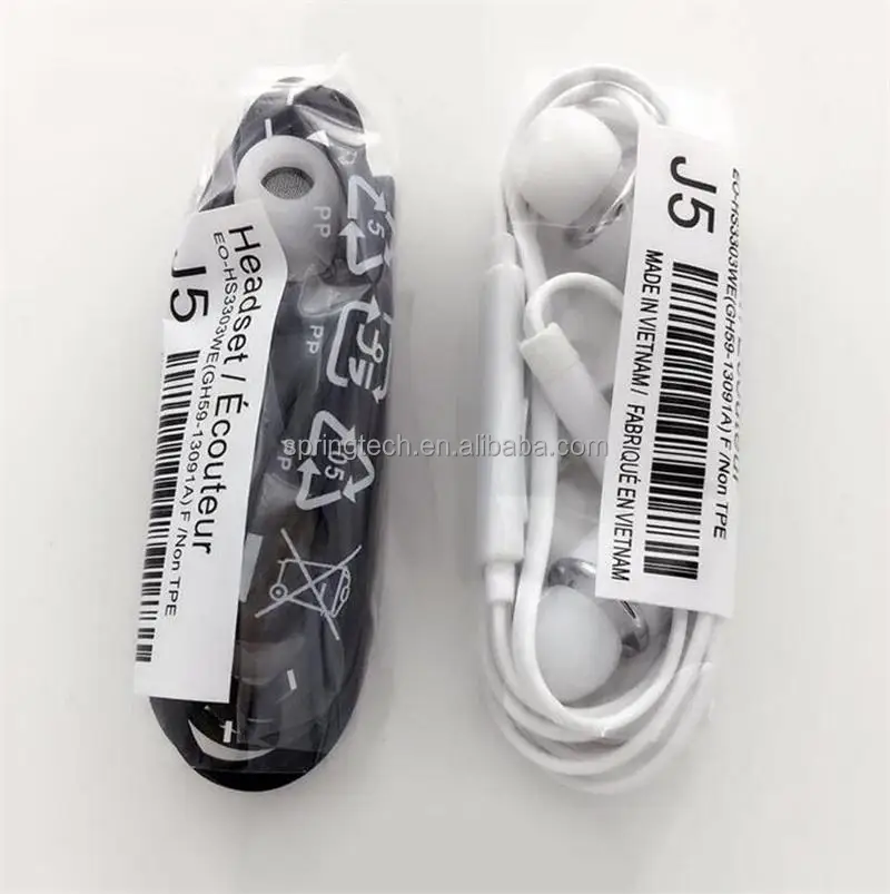 Оригинальная гарнитура 3 5 мм для Samsung S4 JB J5 наушники с микрофоном и регулятором громкости HS330