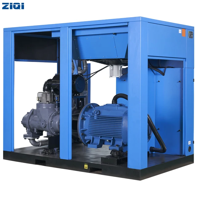 0.7Mpa 0.8Mpa 1.0Mpa 1.3Mpa Industrial High CFM 45Kw 60Hp 220V 380V 415V 440V Three Phase Stationary Rotary Screw Air Compressor