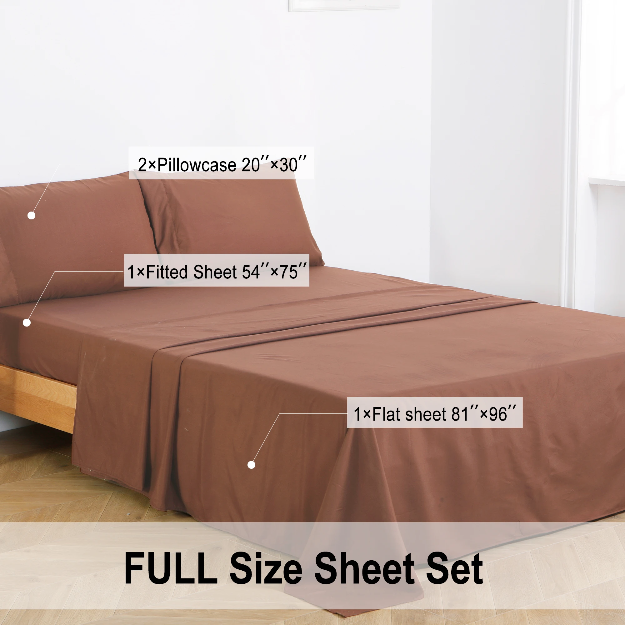 100% Polyester Microfiber Plain  Bedsheets Fitted Sheets Bedding Sets Comforter Duvet Cover Set