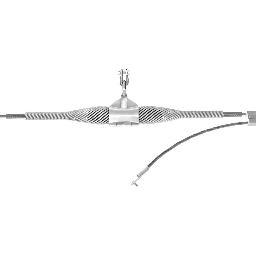Top selling outer inner rods aluminium alloy wire  Preformed Rods Suspension Clamp for ADSS
