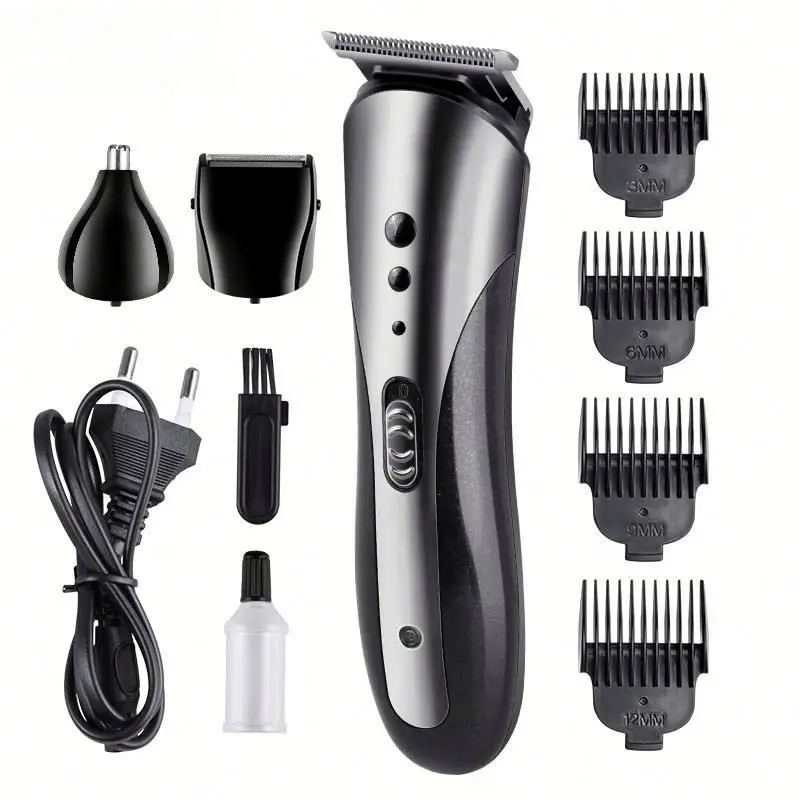 Quality New Hot Sell 3 In1 Nose Beard Hair Trimmer Shaver Multi Functional Replaceable Blade Clipper Hair Trimmer Eu Plug 1 Year