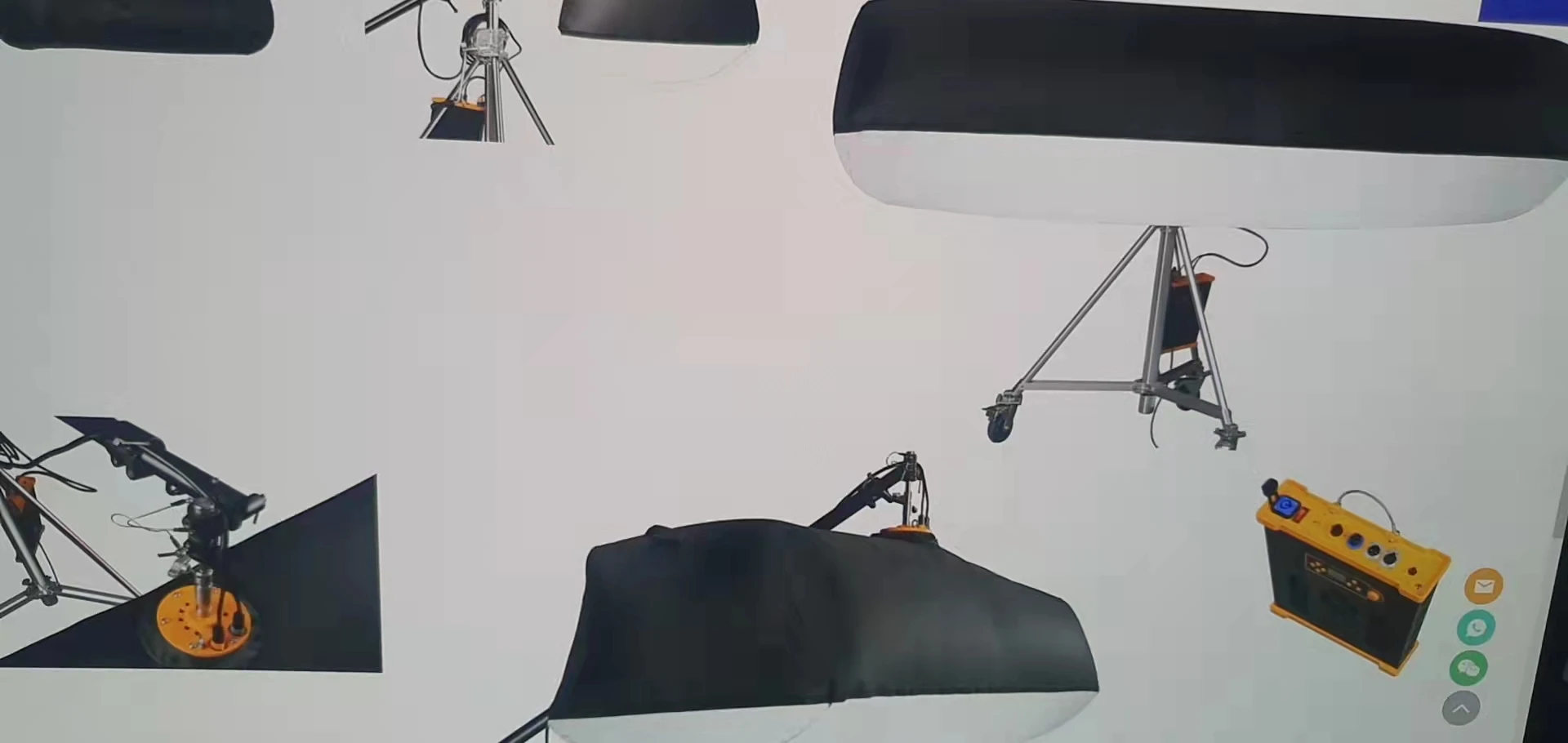 professional video equipment 900W Film Studio Video Balloon lights for Photography Broadcasting