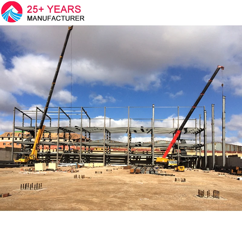 Prefabricated Tower Type Fully Assembled Car Park Prefab Garage Apartment Prefab steel structure factory building