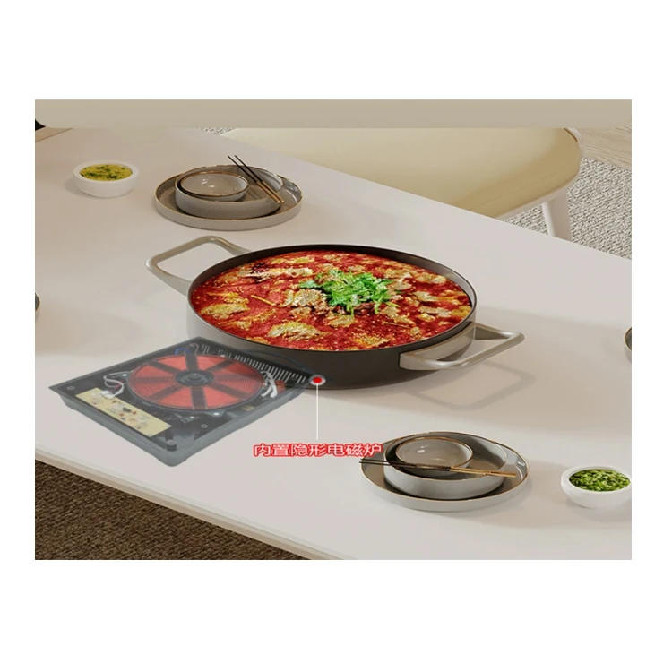 LinFeng Factory OEM Round Invisa Hob 8000W Induction Stove Under countertop Inverter Cooker