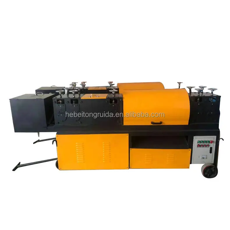 High Quality steel pipe straightening machine Pipeline rust removal corrector Greenhouse tube straightening machine