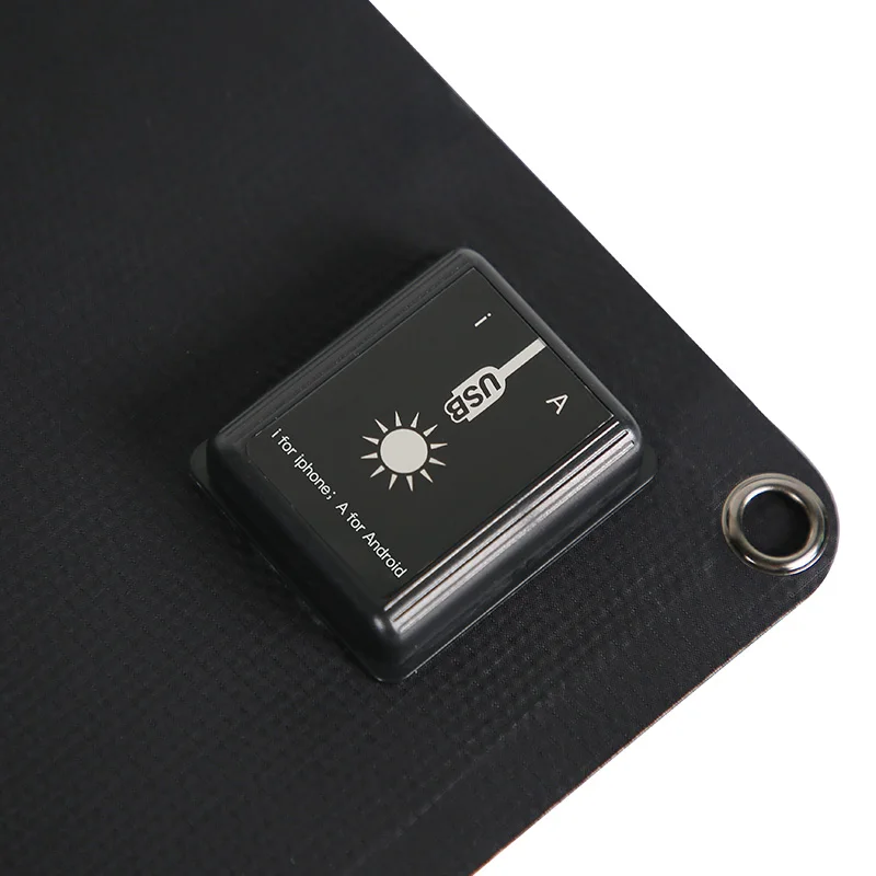 24w Foldable pocket solar charger kit, Dual USB 5V 24W ETFE film Portable solar charger