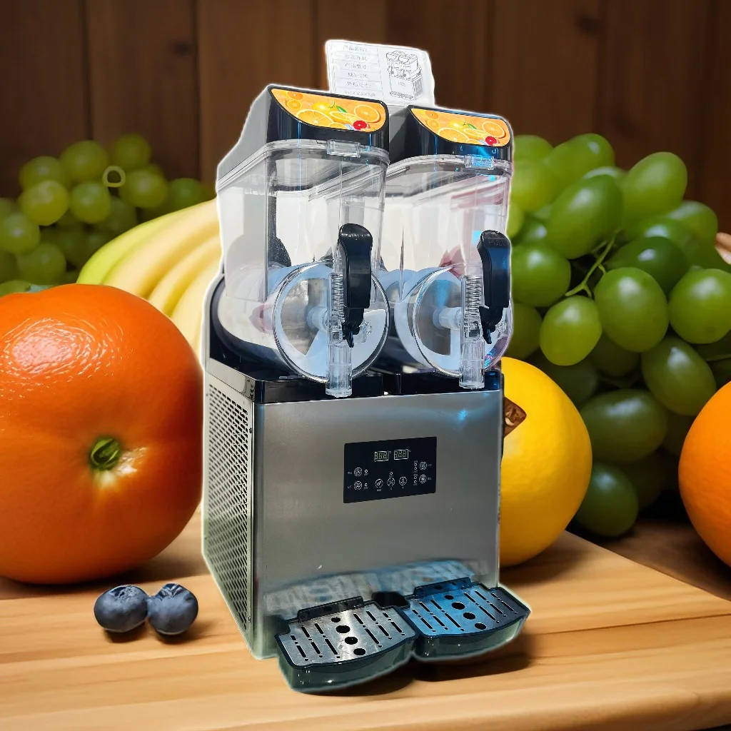 New Type Smoothie Ice Slush Machine Commercial Fruit Machine Juice Dispenser Slush Machine