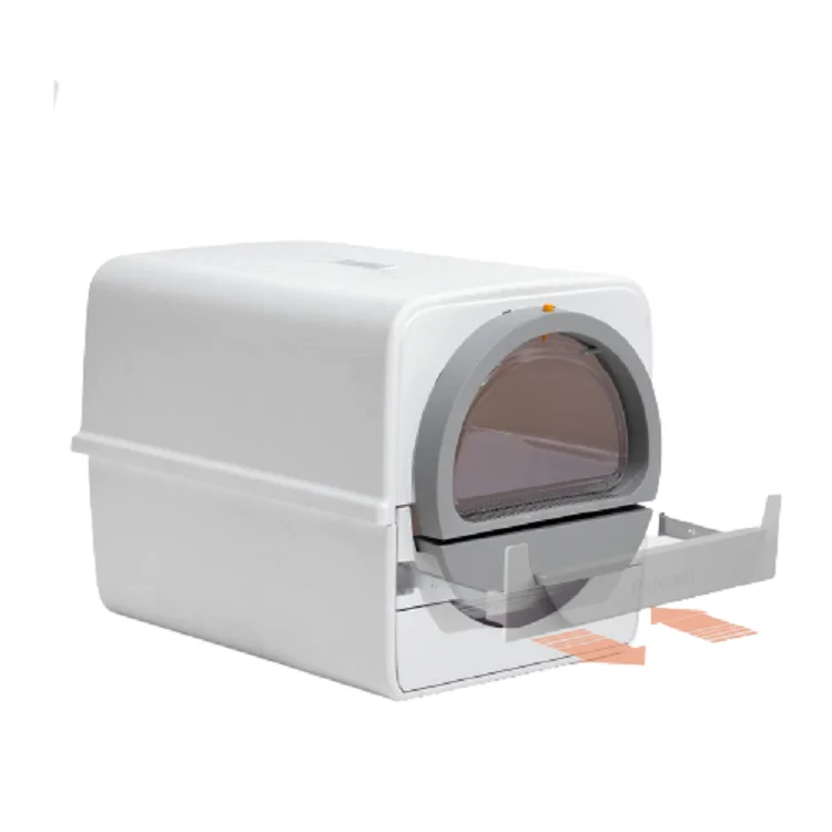 Cleaning Smart Pets Training System Auto Cat Toilet Trainer Semi Closed Smart Self Cleaning cube Cat Litter Box