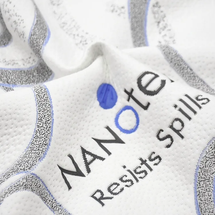 Водоотталкивающий и маслоотталкивающий наматрасник Nanotex устойчив к пролитиям вискоза полиэстер жаккардовая трикотажная