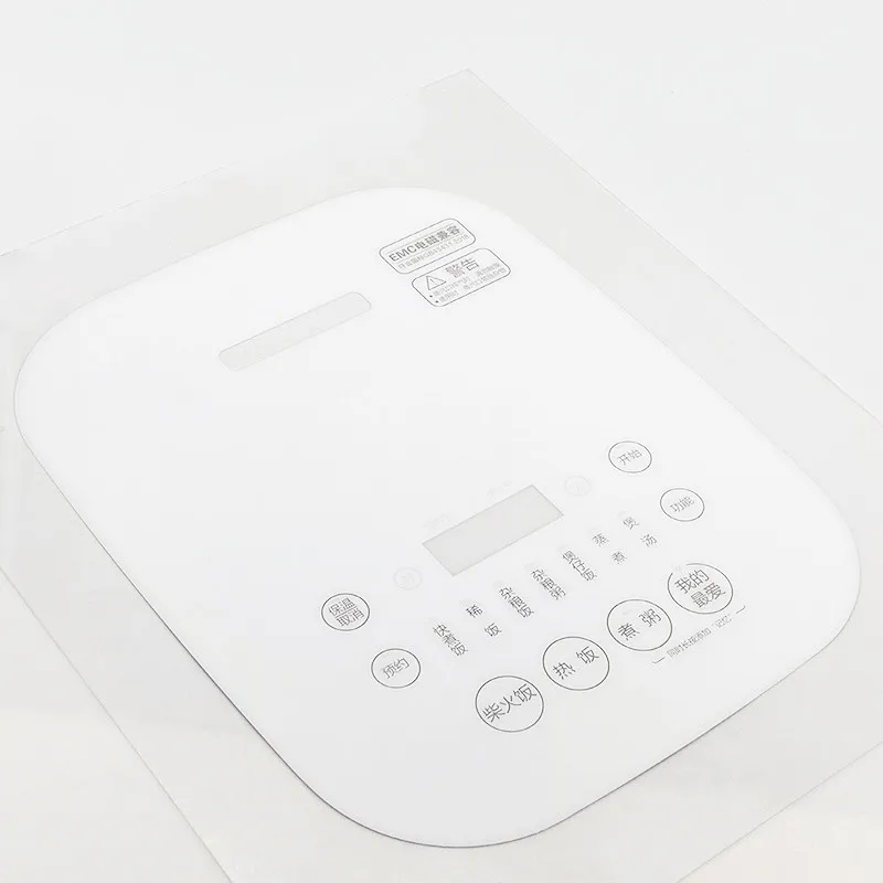 Acrylic Electronic Smart Household Appliances Touch Panel Screen Printed PMMA
