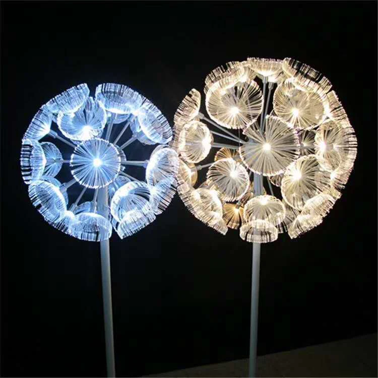 3D Led dandelion light commercial supplies outdoor waterproof decorating lights fiber optic flowers dandelion lights
