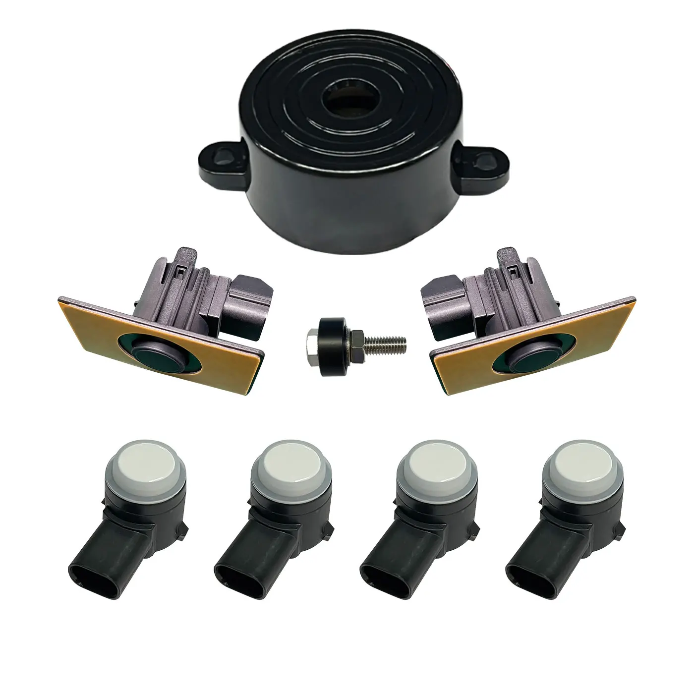 New R&D built-in ECU Sensor Car Assistant Reverse 2 4 6 8 Parking Sensor System Kit Car Reversing Aid