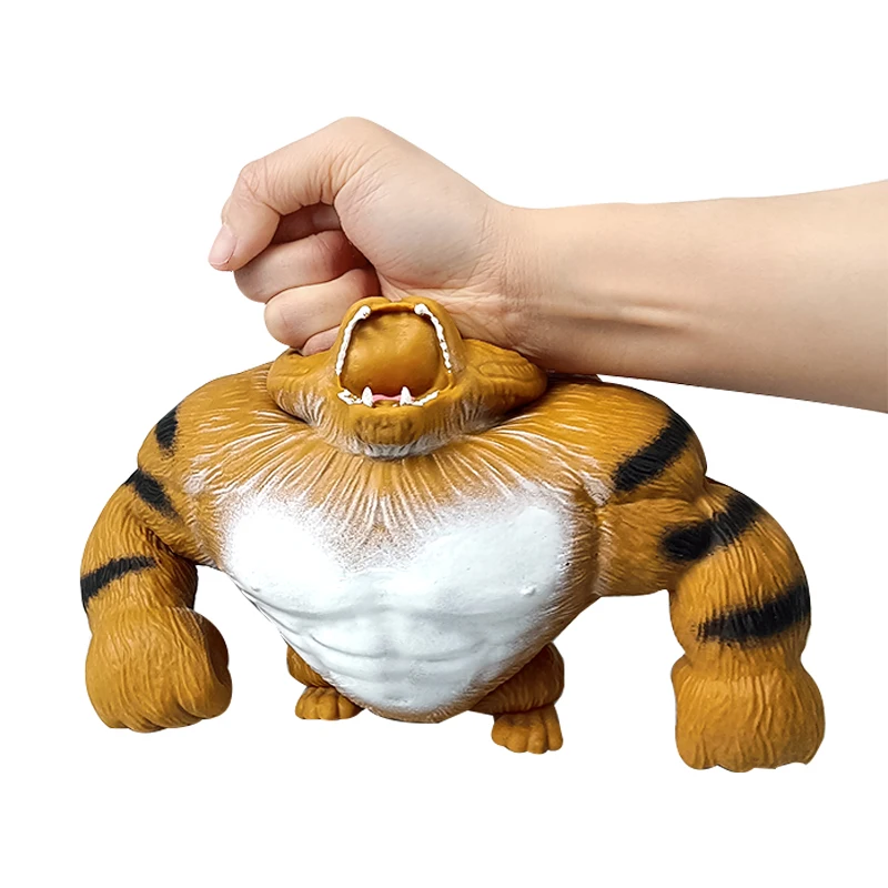 Сжатая игрушка с сенсорным тигром