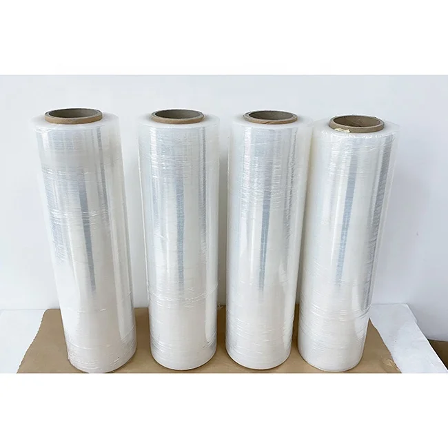 
hand and machine use lldpe clear stretch film roll 
