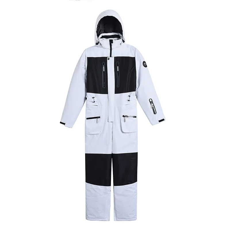 One-piece ski suit men and women suit winter outdoor windproof waterproof warm snowboard snowboarding suit