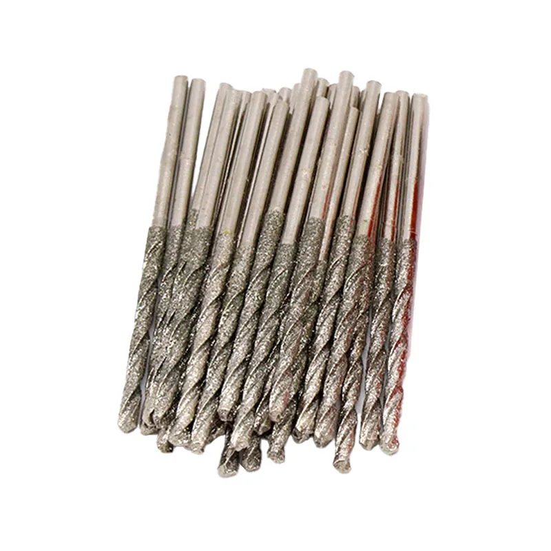 1pcs Diamond Coated Drill Bit 0.8mm-4.0mm Micro HSS Twist Drill Bit for Tile Stone Marble Brick Hole Drilling