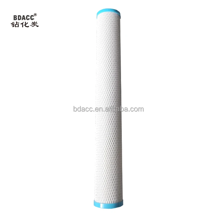 customizable high iodine 20inch 40inch carbon filter for residential industrial water treatment filtration
