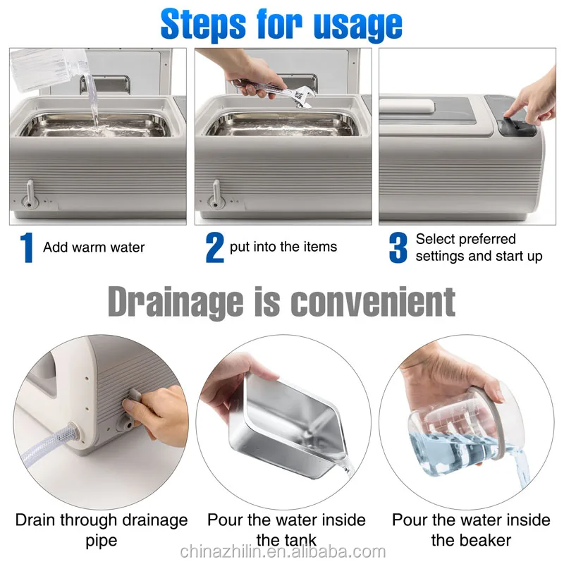 CODYSON CD-4862 Self-cleaning 6L 7.5L Medical Device Home Diy Cleaning Industrial Ultrasound Cleaner Machine With Degas