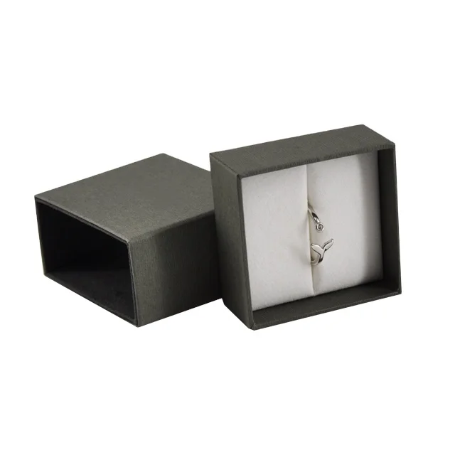 
Low price black small present craft gift ring necklace bracelet cufflink paper jewelry box for packaging 