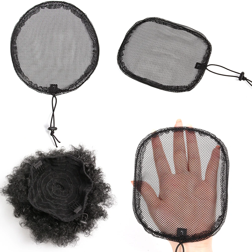 Wholesale Adjustable Strap Mesh Hairnet Ponytail Hair Net For Making Ponytail