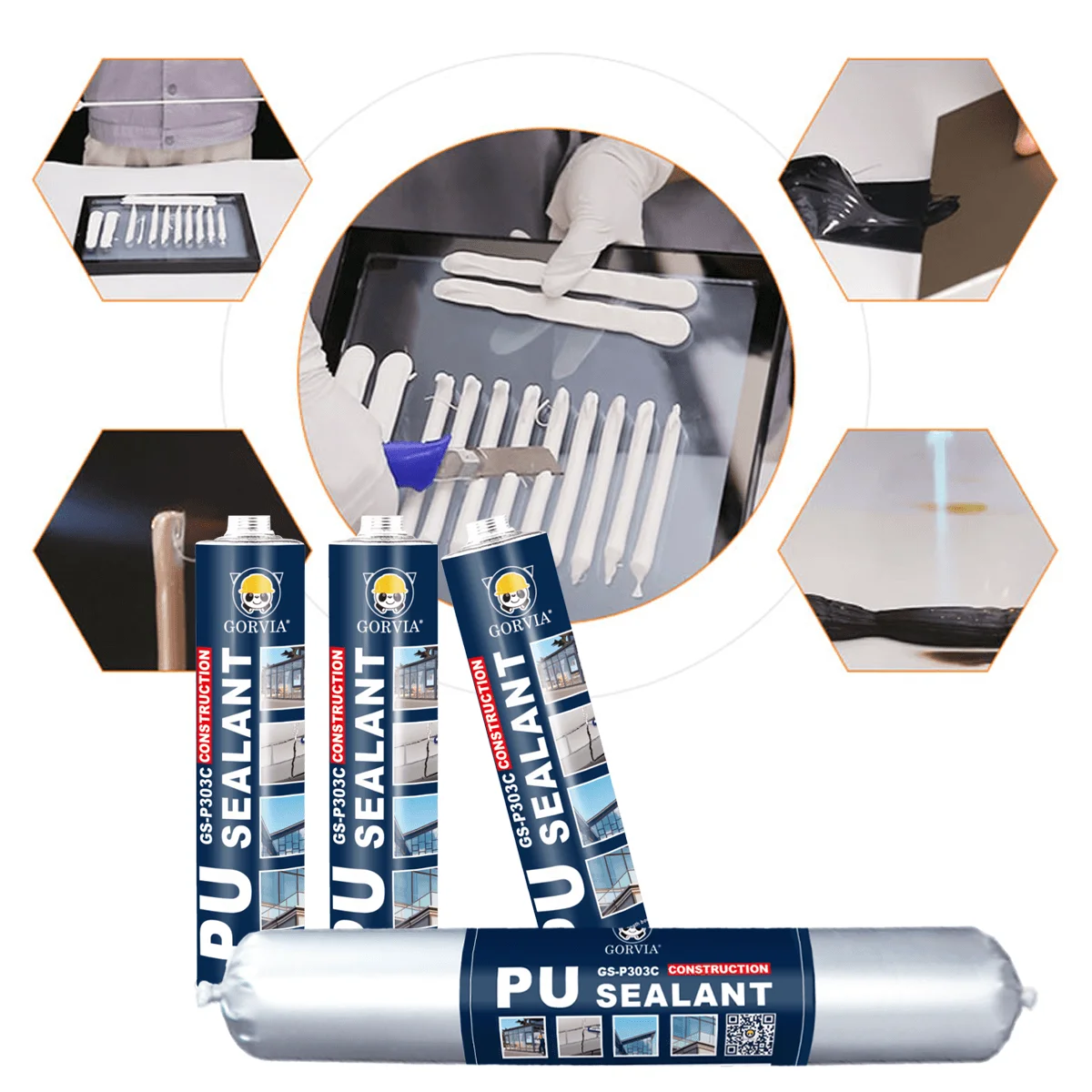 High quality Easy operation polyurethane adhesive windshield glue PU sealant
