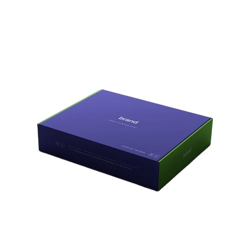 Custom Printed Color Clothes Corrugated Paper Mailer Boxes Cardboard Carton Baby Blue Corrugated Boxes Clothing Packaging Box