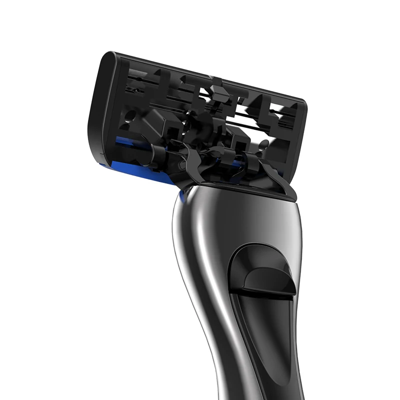 KL-S404LO KAILI four blades for man system razor shaving metal handle safety razor set