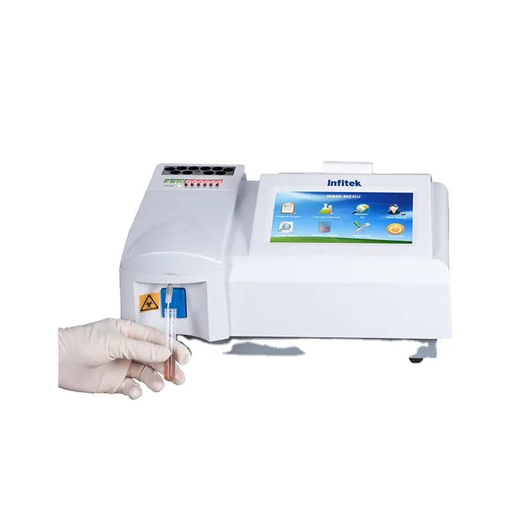 Infitek Veterinary Semi Auto Biochemistry Analyzer BA-SA-100 Vet  10 Incubator Positions And 3 Timers