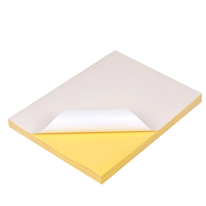 In Stock High Quality Self Adhesive Blank Glossy  A4 Sticker Paper A4