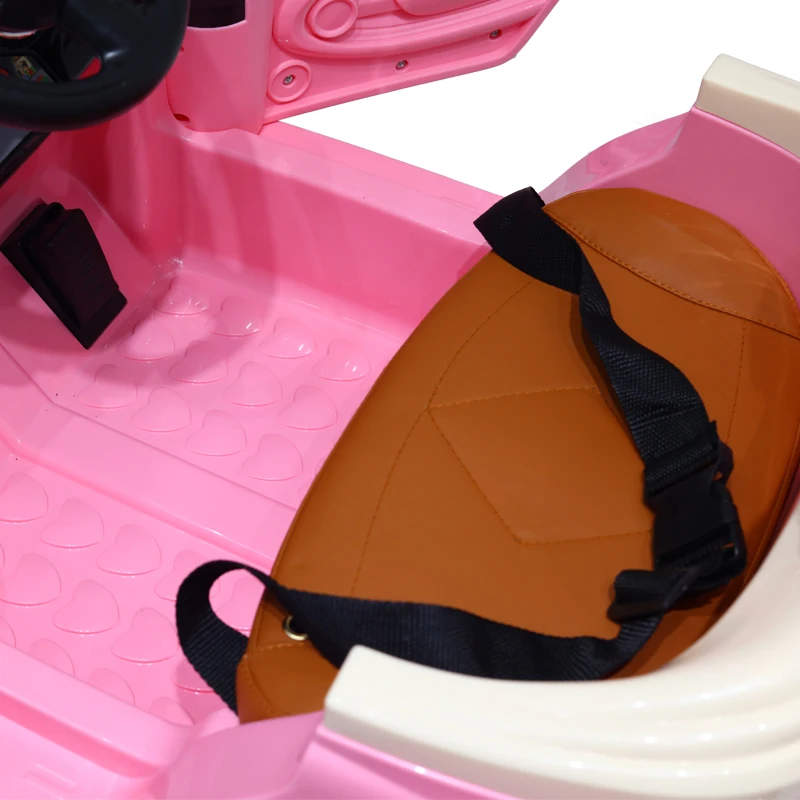 Electric 4 Wheel Toy Car For Kids with 2.4G remote control Cartoon body decoration Children Ride on car Slow start device