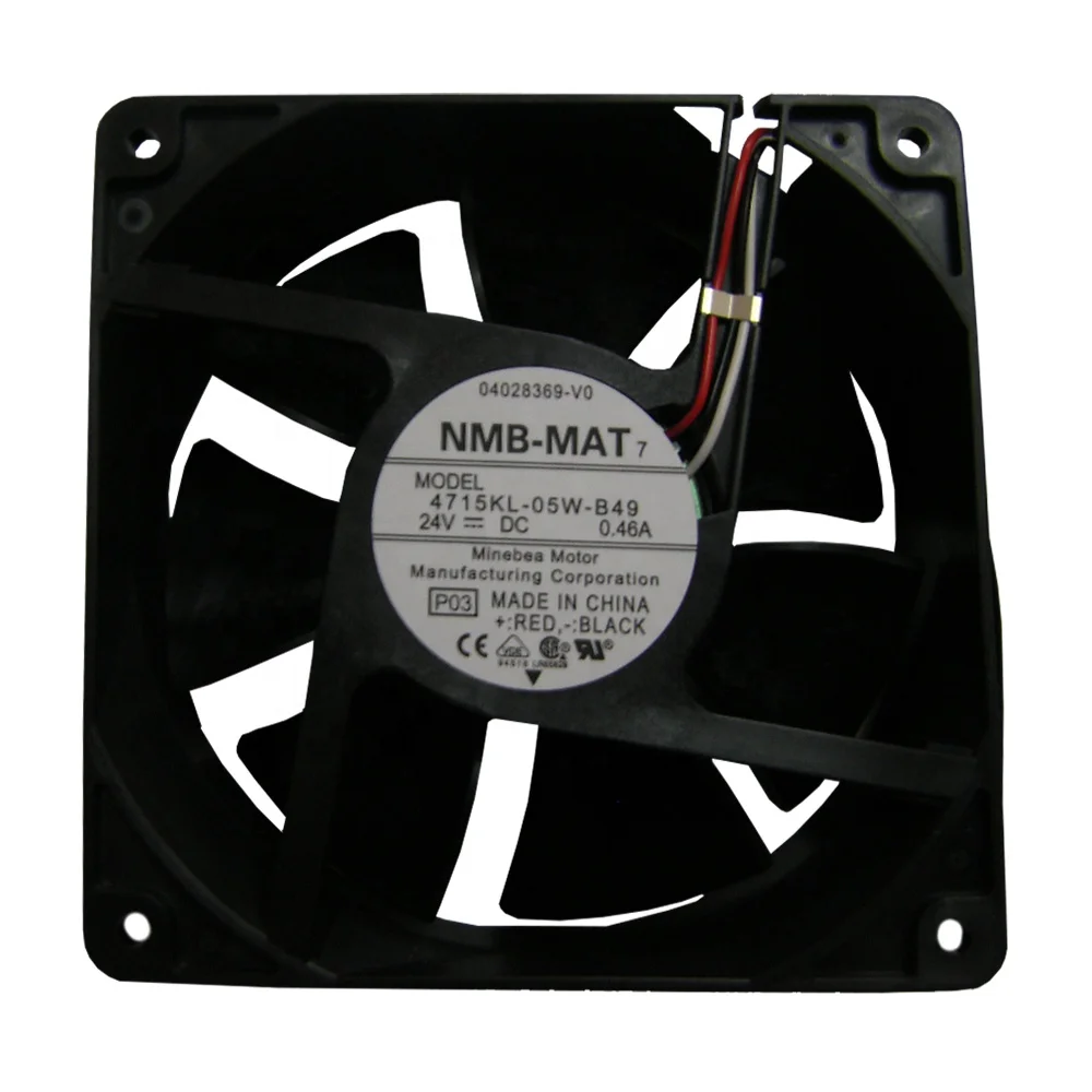  4715KL-05W-B49 24V 0.46A часовой механизм: японский НМБ 120*120*38 мм осевой