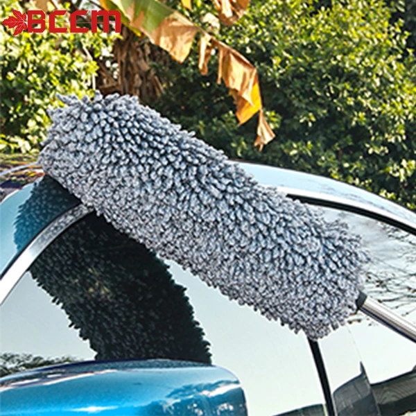Retractable car washing brush retractable rod wax brush for car mop dust removal car cleaning and duster by BCCM