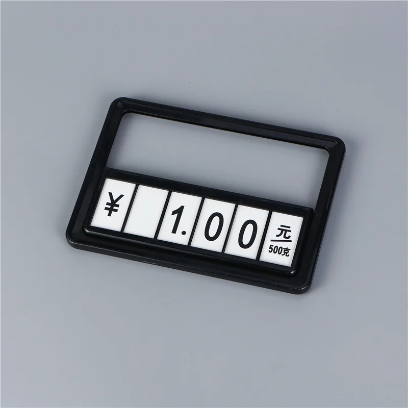 A4 POP poster price label holder advertising sign display stand plastic poster frame stand for Supermarket Display