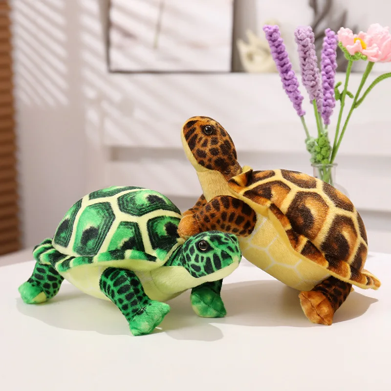Marine Animals Tortoise Plush Toy Custom Wholesale Creative Soft Lifelike Sea Turtle Stuffed Toy for Sale
