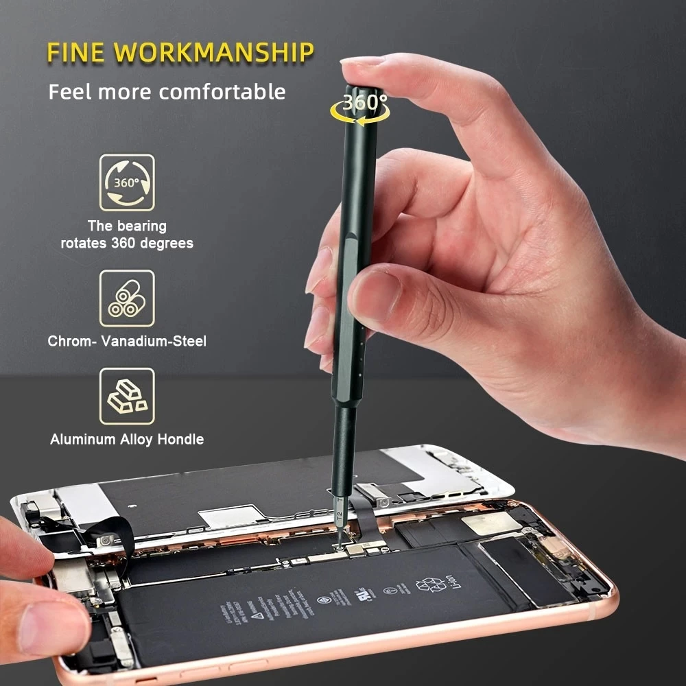 BST-8968 72 in 1 S2 Multifunctional Screwdriver Set for Slotted Precision Screw Driver Bit Mobile Notebook Maintenance Tool