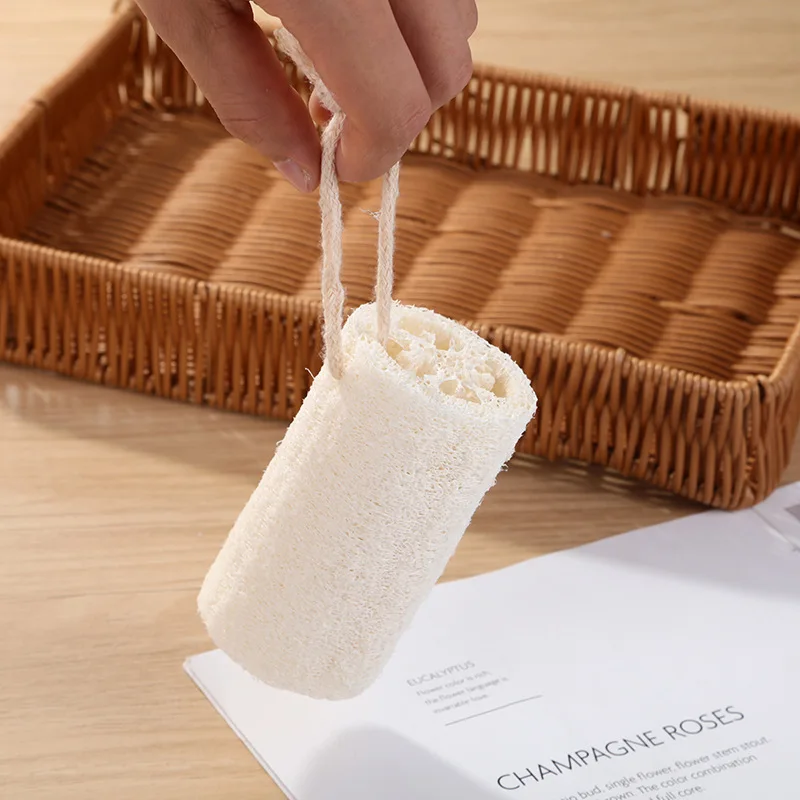 100% Natural  biodegradable natural bath shower dishwashing raw luffa sponge loofah  Compostable loofah  sponges for kitchen
