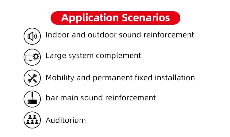 Lane J10S Fashion Professional 18 Inch 1500 Watts 2500w Line Array Bass Speakers Sound System Set