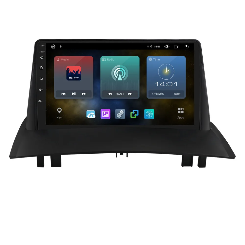 Wholesale For Renault Megane 2 2002-2009 9 inch Android 10 IPS Audio Radio Multimedia GPS Navigation Car DVD Player