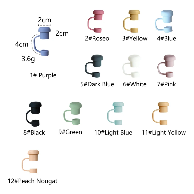 Belochhy Tumbler With Straw New Silicone Custom Straw Topper Charm Cover For Tumbers Wholesale Cute Set Attachment Straw Topper