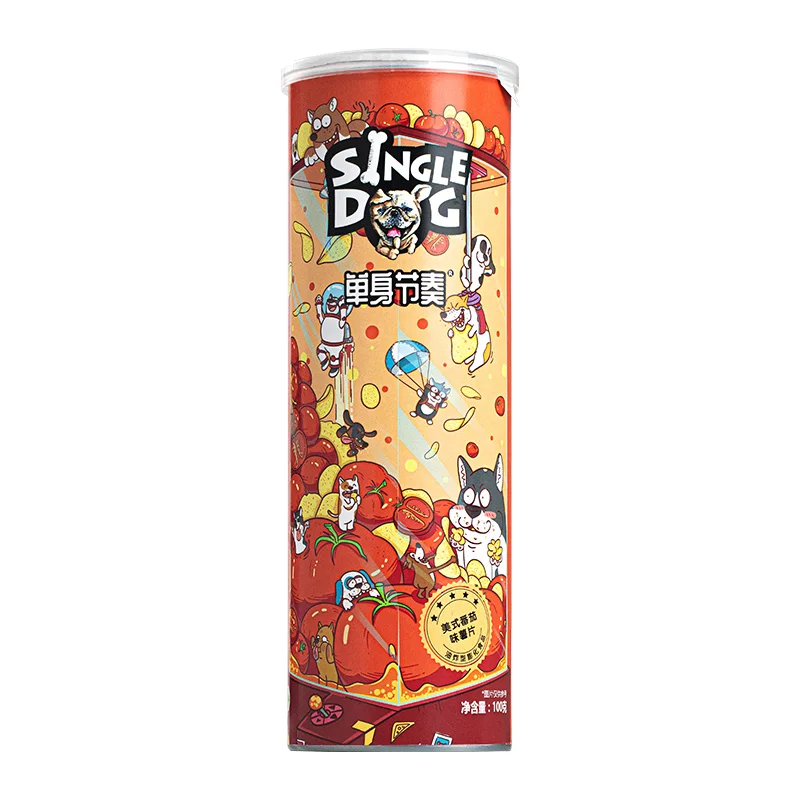 Hot selling canned spicy food snacks Potato chips Exotic snacks potato chips