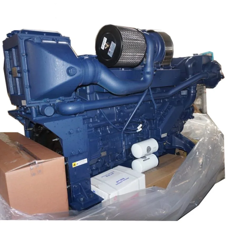 Cheap Price 2100rpm 450HP Inboard Diesel Boat Engines with Gearbox WP12C450-21