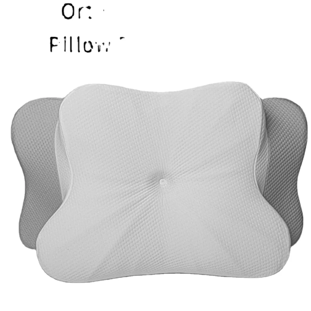 Super Durable Bamboo Charcoal Pillow Washable Food Grade TPE Modern Folded Style with Massage Feature Black Space OEM