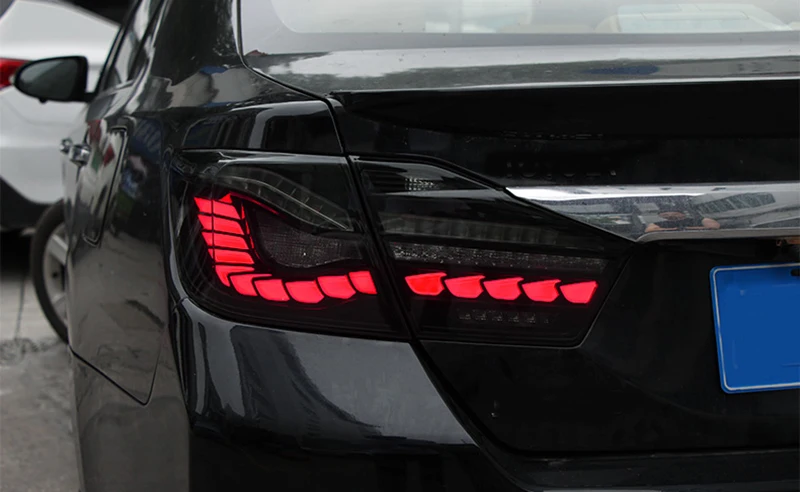 Dragon OLED Taillight For Toyota Camry 2012 2013 2014 Rear Running Lamp Brake Reverse Turn Signal Tail Lights