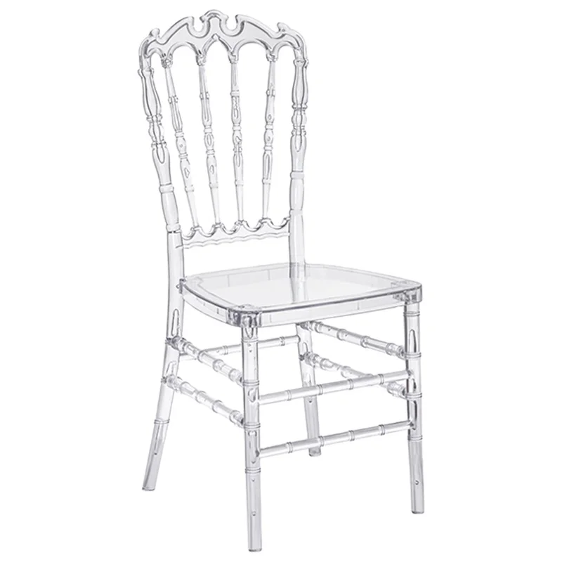 wholesale wedding transparent chair and event acrylic crystal stacking clear resin chiavari chair