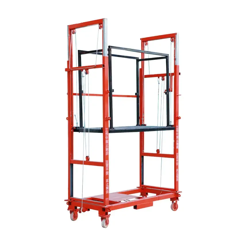 Mobile Electric Lifting Scaffold Elevator Parts Adjustable Lift  Scaffolding Working Platform