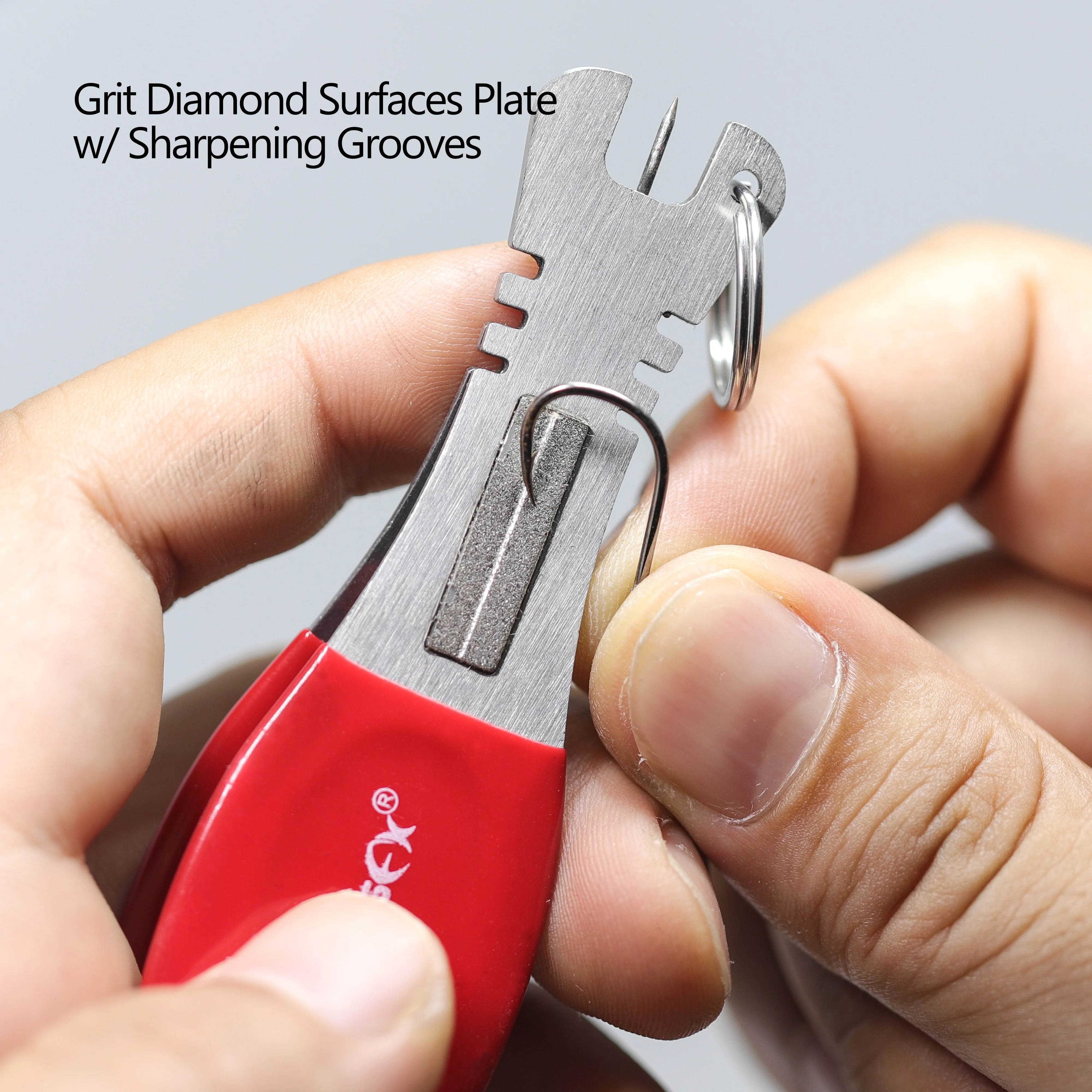 Рыболовные щипцы SAMSFX 4 в 1, 3,5x1,1 дюйма с удобным захватом и ретракторами Zinger, рыболовные снасти для ловли нахлыстом